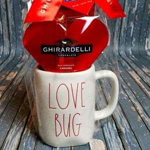 Rae Dunn Valentine's Mug Ghirardelli Gift Set